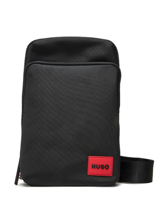 Hugo Ethon Herrentasche Schulter / Crossbody Schwarz