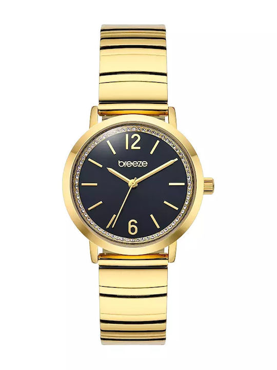 Breeze Women's Watch with Gold Metal Bracelet