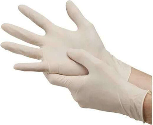 Latex Chirurgisch Handschuhe Latex Pulverisiert 2Stück