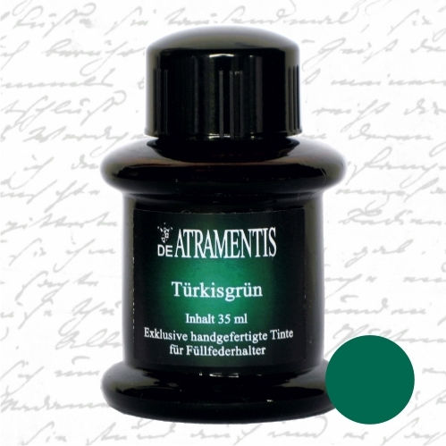 De Atramentis Ανταλλακτικό Μελάνι για Πένα DAStandardTurquoiseGreen 45ml