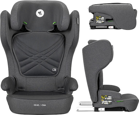 Lorelli Rigel Baby Car Seat High-back Booster i-Size with Isofix Grey 15-36 kg