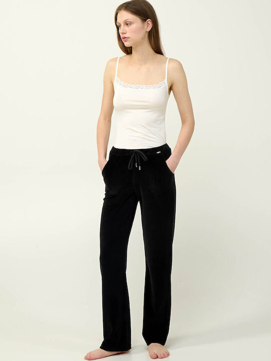 Vamp Winter Women's Pyjama Pants Blue Blazer