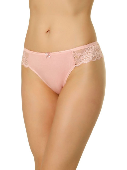 Sexen Esmeralda Femeie Brazilia cu Dantelă Pink