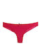 Femeie Slip cu Dantelă Fuchsia