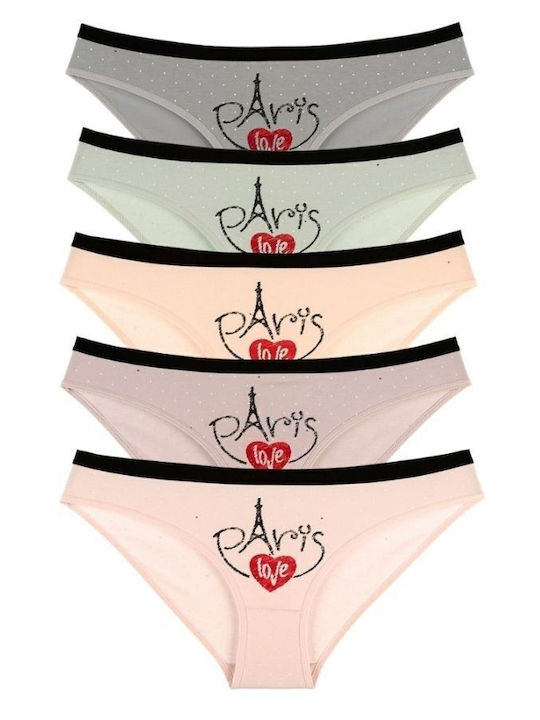 Femei Slip MultiPack Colorful