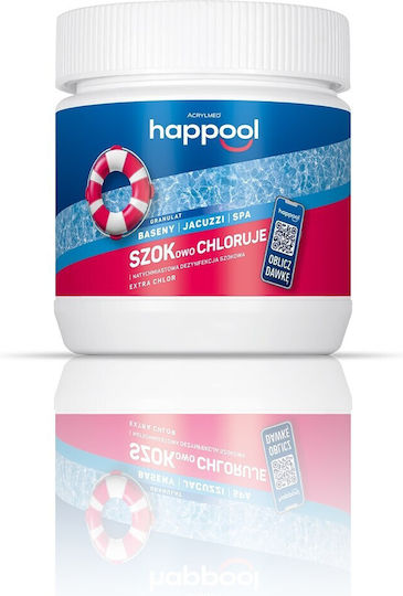 Acrylmed Extra Chlor Körner Kontrolle von Algen Pilzen Bakterien Poolchemikalien 0,4 Kg