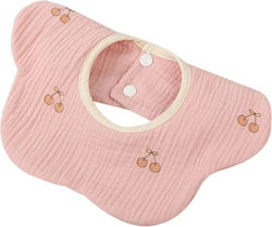 Bib from 100% Cotton Pink
