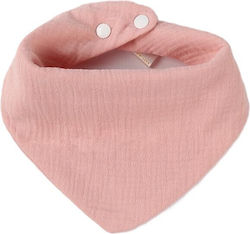 Μπαντάνα από 100% Βαμβάκι με Κουμπί Pink