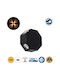 GloboStar Hikari Wall-Mounted Outdoor Lighting LED IP65 8W with Warm White Light Dimensions 10x4x10cm
