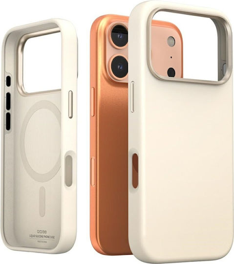 Araree Typo Skin M Umschlag Rückseite Silikon / Kunststoff Gray (iPhone 17 Pro)