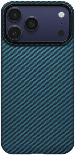 Pitaka Ultra-slim Back Cover Aramid Fiber / Plastic 1mm Black (iPhone 17 Pro Max)