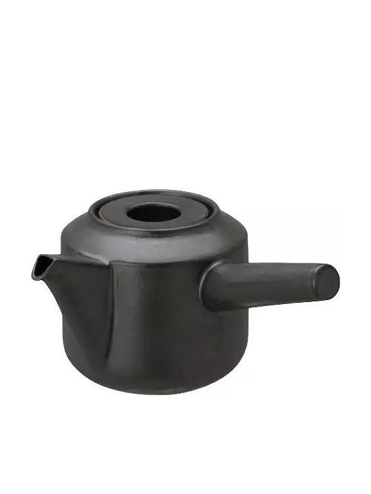 Kinto Τσαγιέρα με Φίλτρο Πορσελάνης Μαύρη 300ml