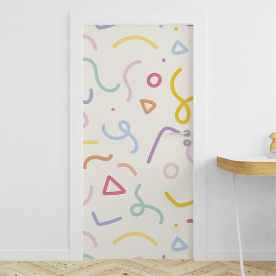 Caravelshop Детска стикерна за стена Врата 110x200бр