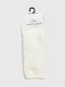 Funky Buddha Γυναικείες Κάλτσες Off White Cream