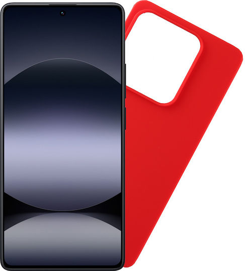 Volte-Tel Задна корица Силикон Червен (Redmi Note 14S)