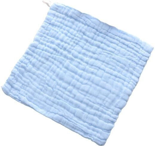 Hässe-Schultertuch Blau 30x30cm.