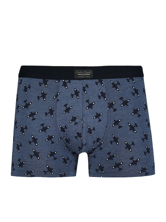 John Frank Urban Men's Boxer Grey-blue
