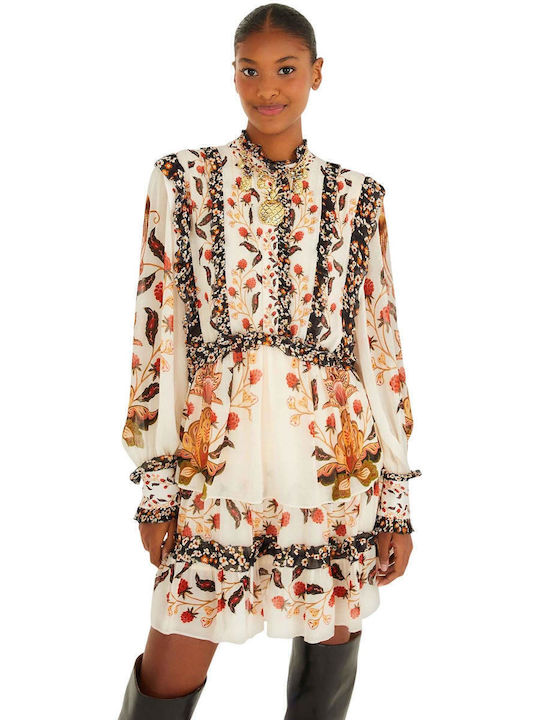 Mini Evening Dress Cream