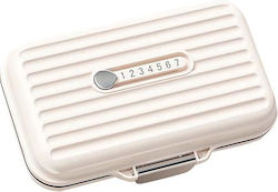 Cutie de Medicamente Flippy Bej 7 Compartimente Portabil Compact 11x7.2x3.5 Cm Ideal pentru Utilizare Zilnică