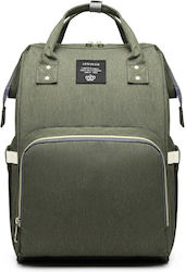 Wickeltasche-Wickelrucksack Grün 43x18x26cm.