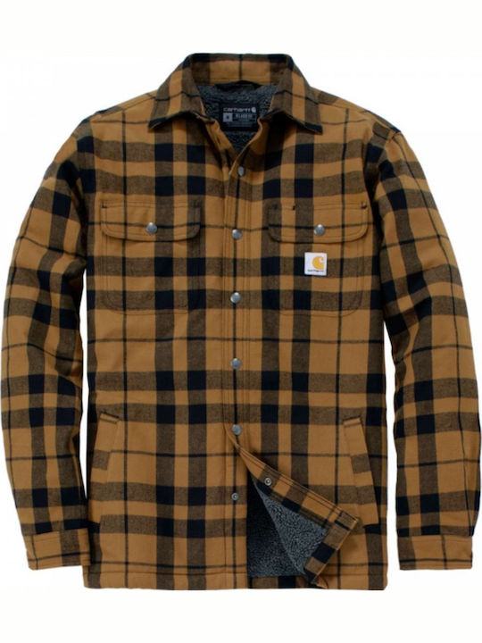 Carhartt Overshirt Flanelă Mânecă Lungă Linie L...