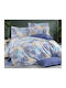 MayHome Set Coverlet Single from Cotton & Polyester Geometric 160x240cm 2pcs
