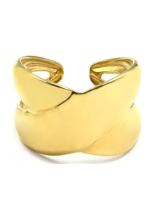 Δαχτυλίδι Ανοιχτό Ανοξείδωτο Ατσάλι Awear Zane Gold