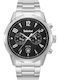 Timberland Newkirk Dual Time Men's Watch Battery with Silver Metal Bracelet