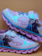 Παιδικά Sneakers με Σκρατς & Φωτάκια Πολύχρωμα