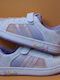 Kids Sneakers with Hoop & Loop Closure Lilac