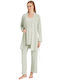 Feyza Robe de maternitate Bay Leaf Mint