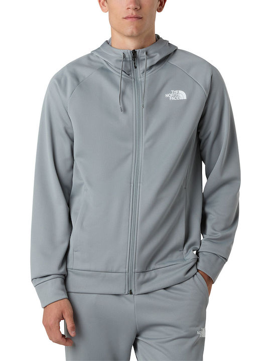 The North Face Full Herren Fleecejacke mit Kapuze Gray NF0A8DVYPUW