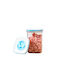 Caseta Cereale cu capac Plastic Transparent 1300ml