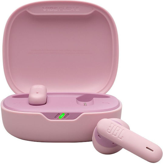 JBL Vibe Flex 2 Earbud Bluetooth Handsfree Căști cu Carcasă de Încărcare Roz