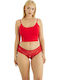 Femeie Slip cu Dantelă Red