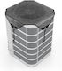 Vevor 910x910 Mm Air Conditioner Cover Mesh Defender Tear-resistant Outdoor