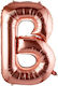 Luftballon Folie Jumbo Buchstabe Β Rose Gold 100cm