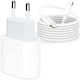 Încărcător Fără Cablu Cu Port USB-C 20W Livrarea Energiei Alb