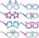 Set 8 Pairs Mermaid Glasses Flippy Mermaid Collection Multicolor