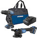 Hyundai S02-FTB Set Burghiu & Șurubelniță & Șurubelniță & Ciocanul Brushless 20V cu baterii 2Ah