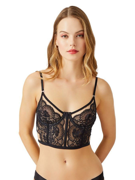 Black Sutien fără căptușeală cu Baloane