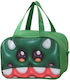 School Insulated Hand Lunch Bag Green 20 x 18 x 27.5cm