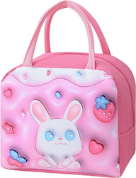 Handtasche für Lebensmittel Rosa 19x13x23cm
