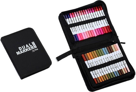 Μαρκαδόροι Σχεδίου Multicolor 0.5mm Σετ 72 χρώματα