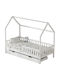 Phyllis Kids Bed Montessori Single with Storage Space White for Mattress 90x190cm