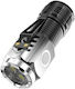 Wiederaufladbar Taschenlampe LED mit maximaler Helligkeit 500lm Silber