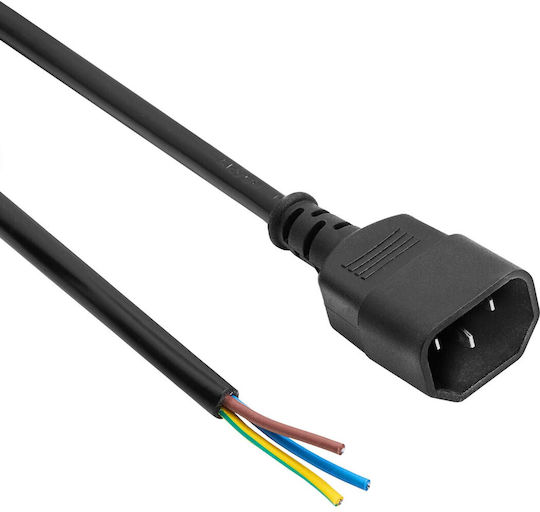 Akyga IEC C14 - IEC C14 Kabel 1.8m Schwarz (AK-OT-09C)