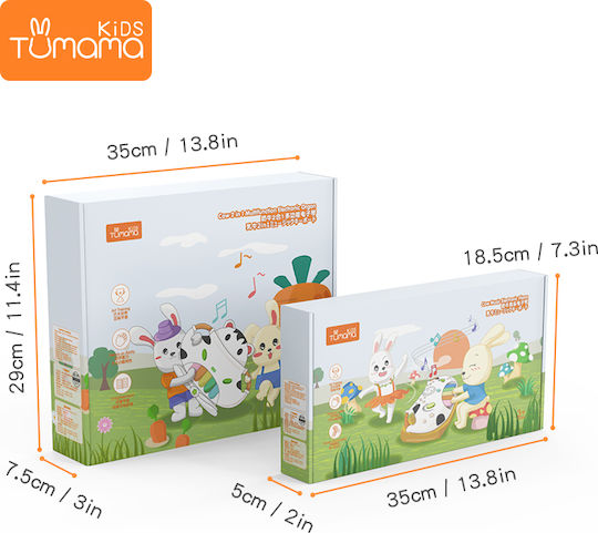 Tumama Kids Instrument Muzical cu Muzică, Lumină și Sunete pentru 3++ Luni