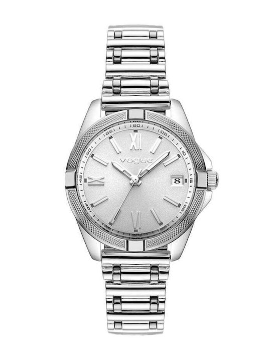 Vogue Mini Damen Uhr mit Silber Metallarmband