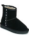 Diss Suede Kinderstiefeletten Schwarz